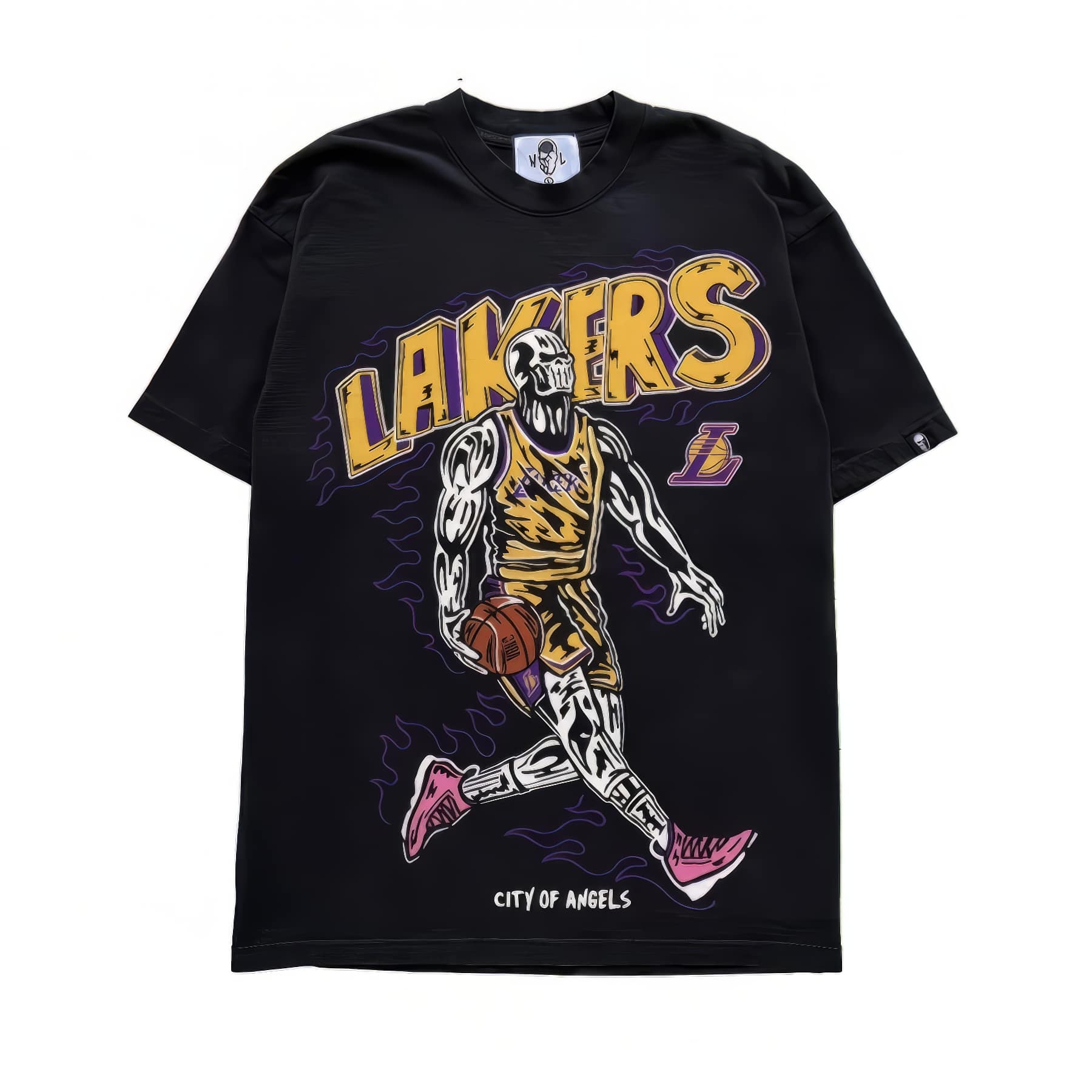 Lakers Basketball Oversized Anime Graphic T-Shirt – Starphase