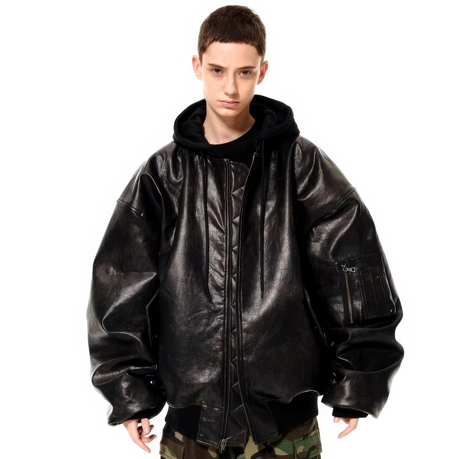 【年内限定値下】OAF POCKET DETAIL LEATHER BOMBER TOP GUN® OFFICIAL SIGNATURE SERIES LEATHER JACKET 2.0 – Top