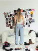 Star Print Wide Leg Y2K Jeans Women