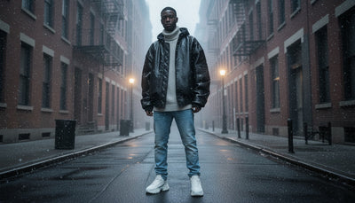 How to Style Oversized Leather Bomber Jackets — The Ultimate Y2K Streetwear Guide