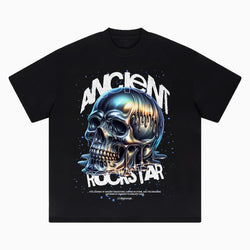 Ancient Rockstar Graphic Cotton T-Shirt - IMG