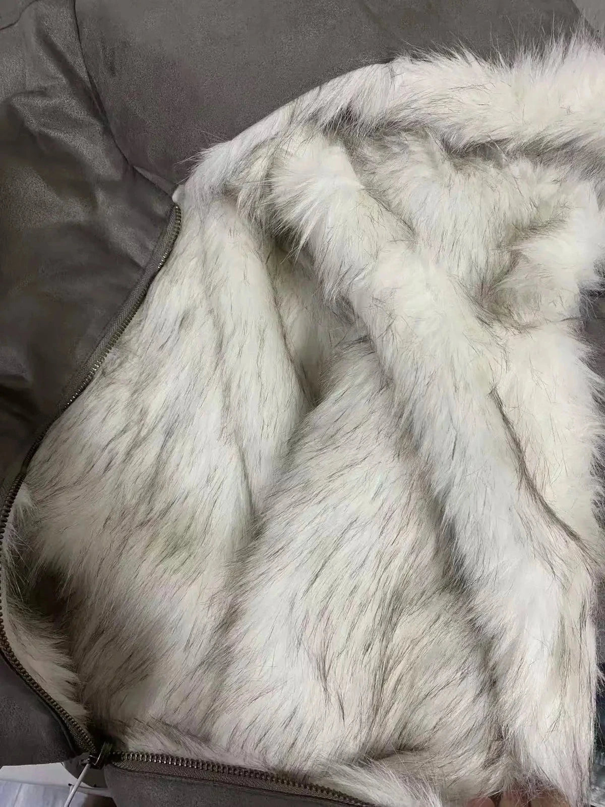 Arctic Muse Oversized Bomber Jacket - IMG