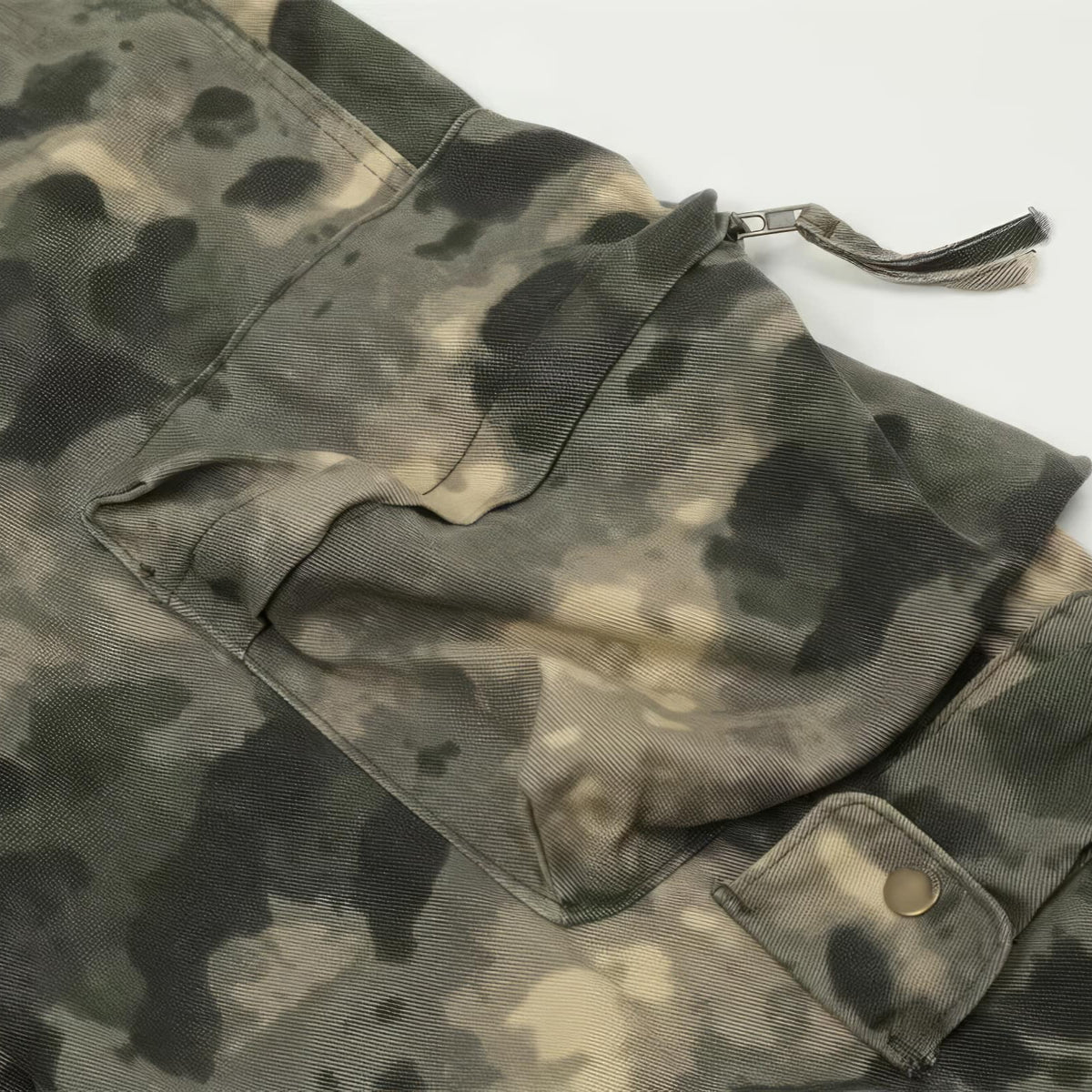 Baggy Camouflage Wide Leg Cargo Pants - IMG