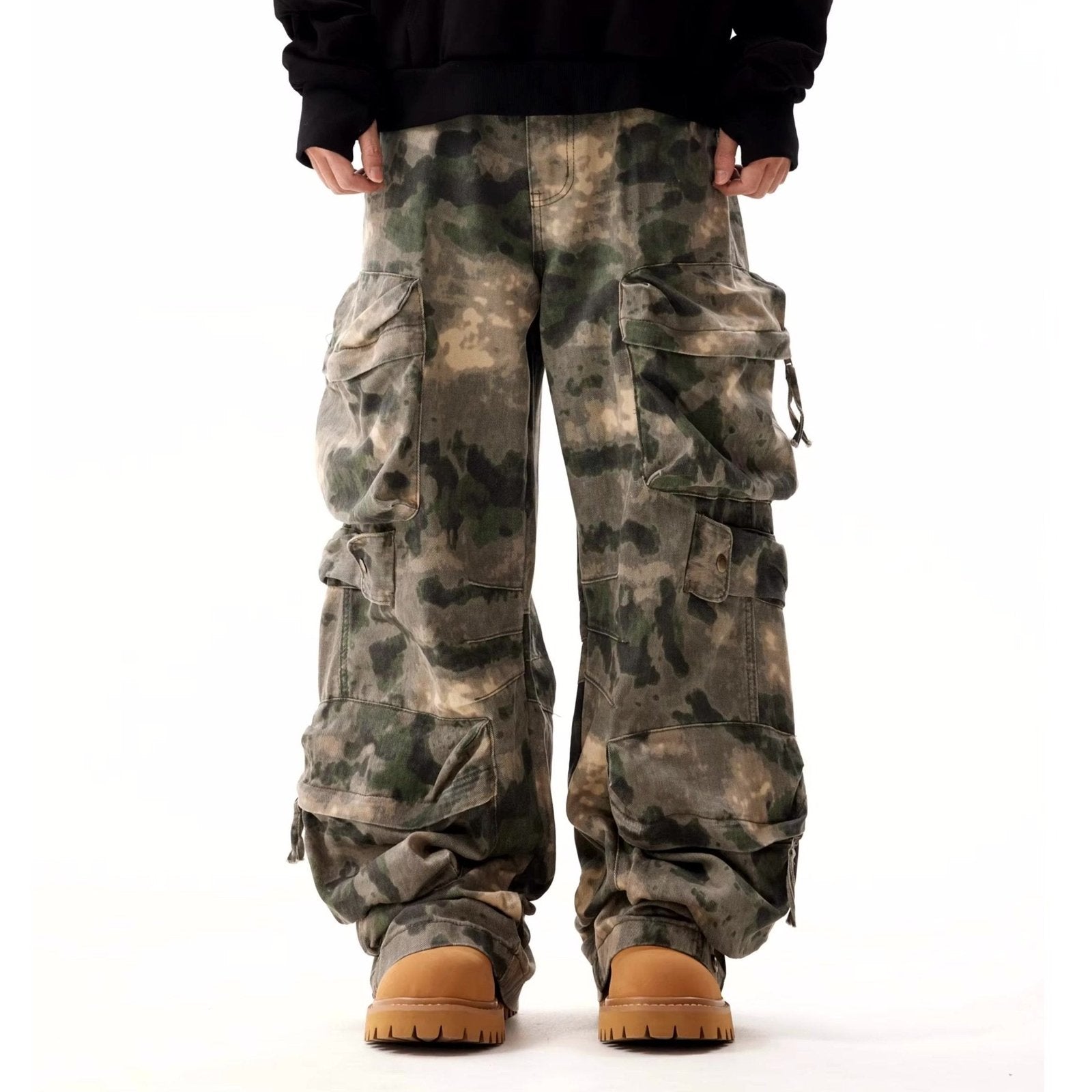 Realtree Pantalon cargo camouflage pour femme - Poches en coton léger Realtree Pantalon cargo camouflage pour femme - Poches en coton léger