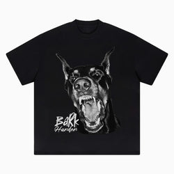 Bark Harder Doberman Graphic T-Shirt - IMG