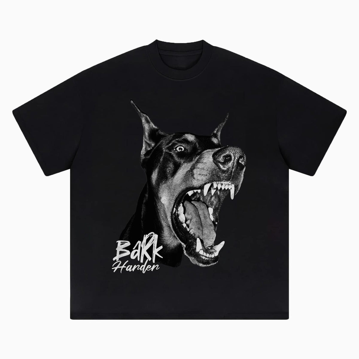 Bark Harder Doberman Graphic T-Shirt - IMG
