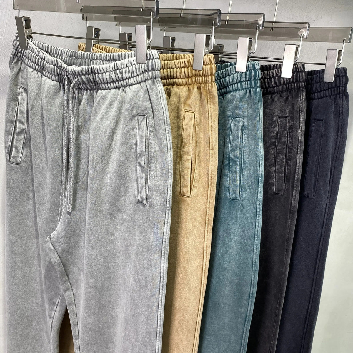 Batik Tie Dye Heavyweight Cotton Y2K Sweatpants Washed Finish - IMG