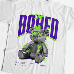 Bored Teddy Bear Graphic T-Shirt - IMG