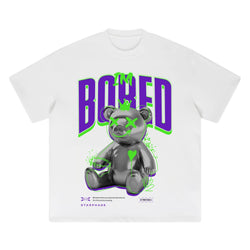 Bored Teddy Bear Graphic T-Shirt - IMG