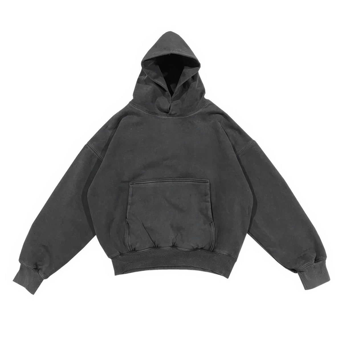 Boxy Oversized Acid Wash Hoodie - IMG