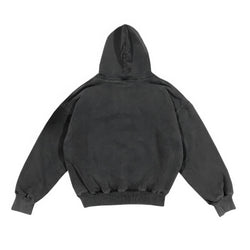 Boxy Oversized Acid Wash Hoodie - IMG