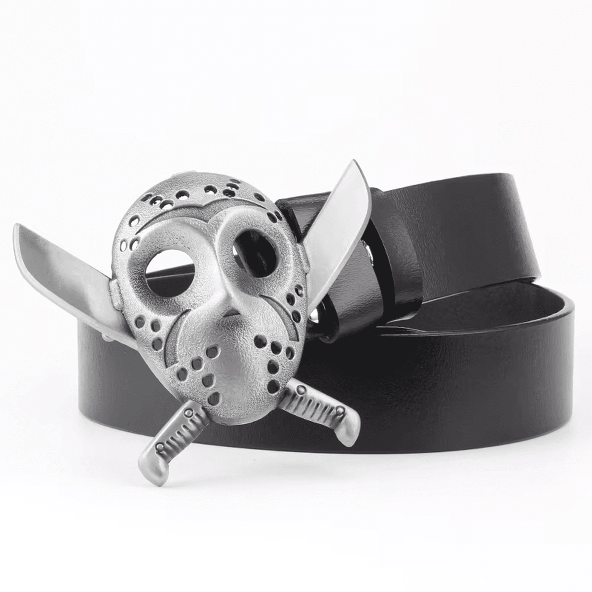 Crossbones Skull Belt // Heavy Metal Dark Edition - IMG