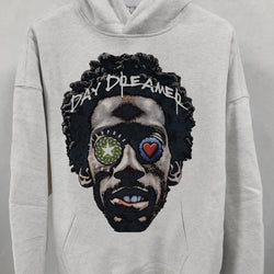 Day Dreamer Fleece Oversized Pullover Hoodie - IMG