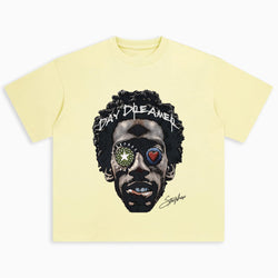 Day Dreamer Oversized Cotton Graphic T-Shirt - IMG