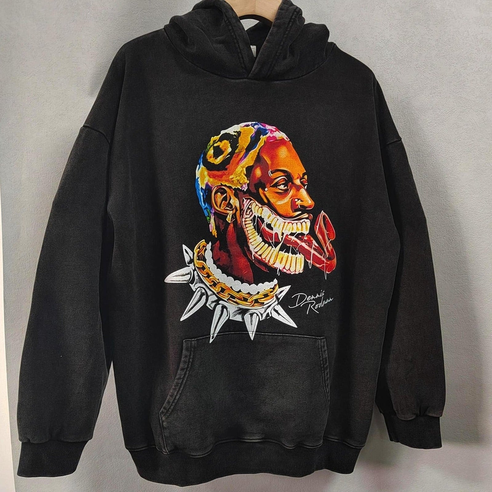 Dennis Rodman Venom Graffiti Print Hoodie – Starphase Dennis Rodman Venom Graffiti Print Hoodie – Starphase