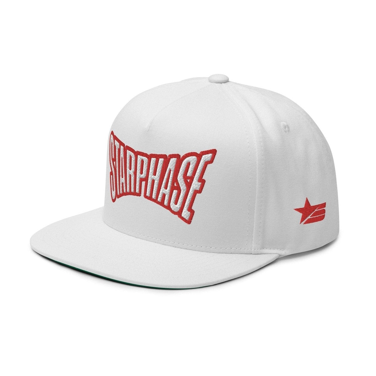 Distorted Flat Bill Snapback Hat - IMG