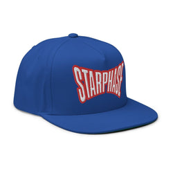 Distorted Flat Bill Snapback Hat - IMG