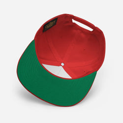 Distorted Flat Bill Snapback Hat - IMG