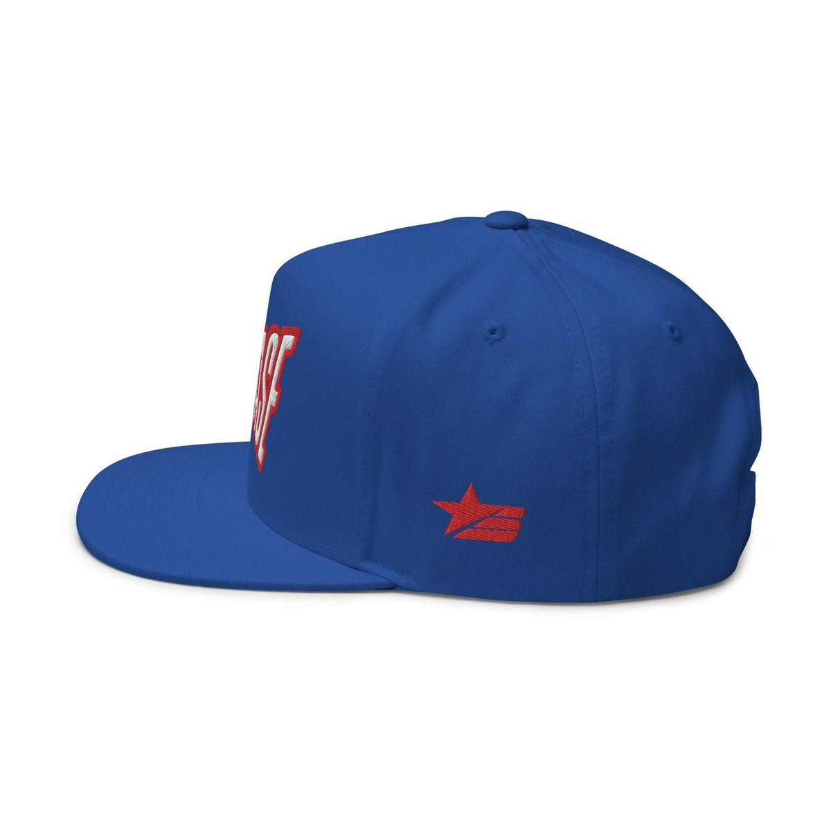 Distorted Flat Bill Snapback Hat - IMG