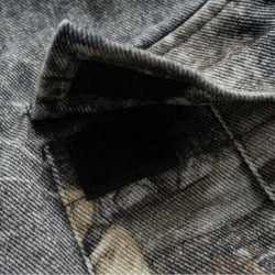 Distressed Loose Camouflage Cargo Shorts - IMG
