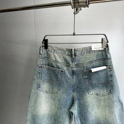 Distressed Wide-Leg 90&