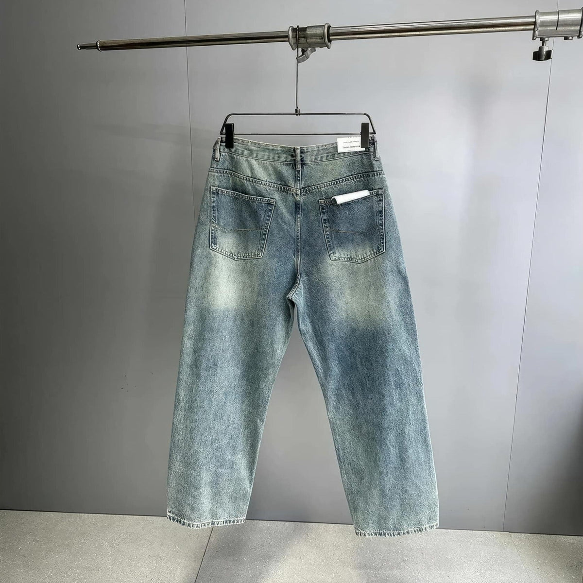 Distressed Wide-Leg 90&