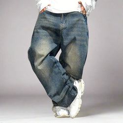 Distressed Y2K Extra Baggy Jeans - IMG