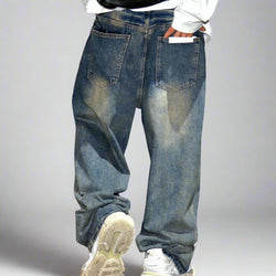 Distressed Y2K Extra Baggy Jeans - IMG