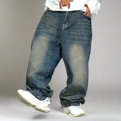Distressed Y2K Extra Baggy Jeans - IMG