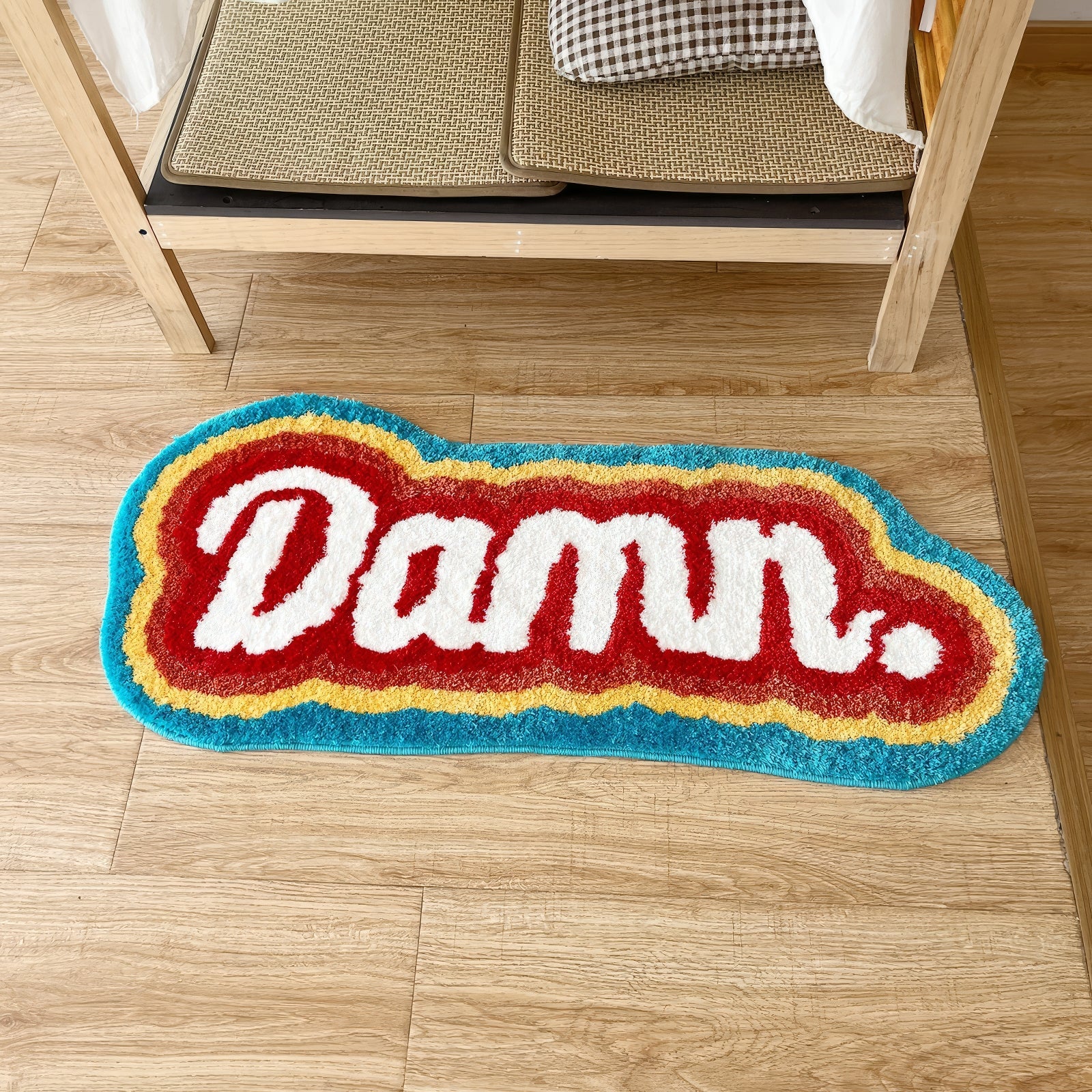 Embroided Handmade Rugs Embroidered Handmade Colorful Rug Carpet – Starphase