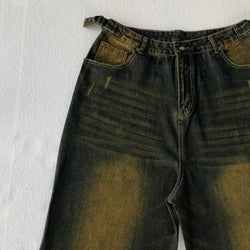 Extra Baggy Washed Retro Jeans - IMG