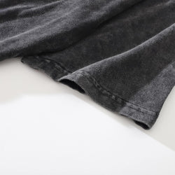 Fearless Lions Acid-Wash Graphic T-Shirt - IMG