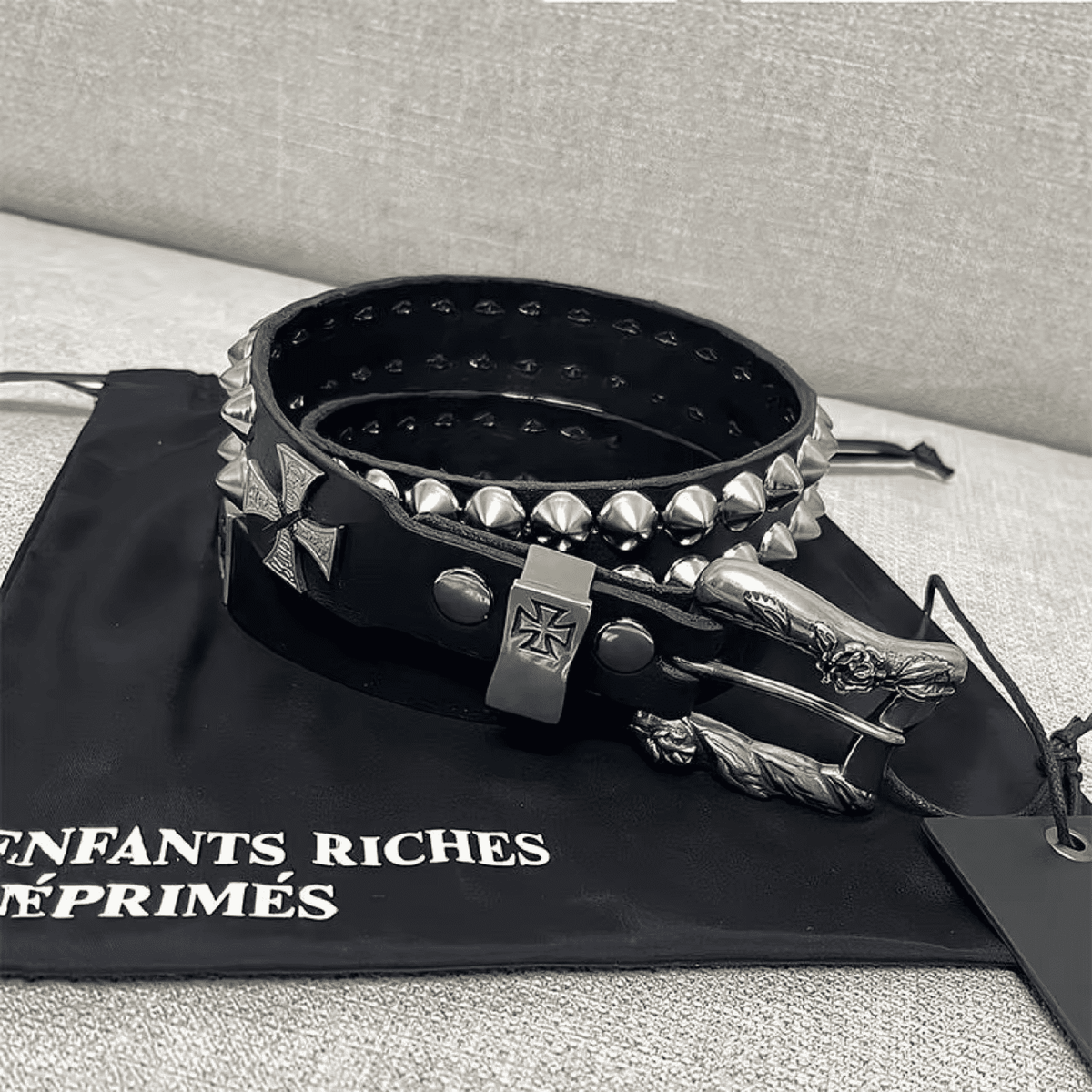 GothK Rivet Cross Belt // Archival Street Rock Edition - IMG