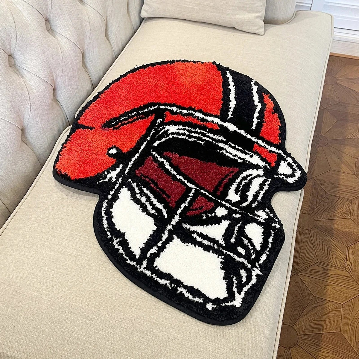 Gridiron Plush Tufted Rug - IMG