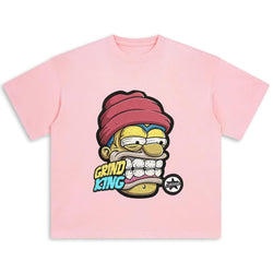 Grind King Skater Oversized Graphic T-Shirt - IMG