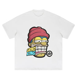 Grind King Skater Oversized Graphic T-Shirt - IMG