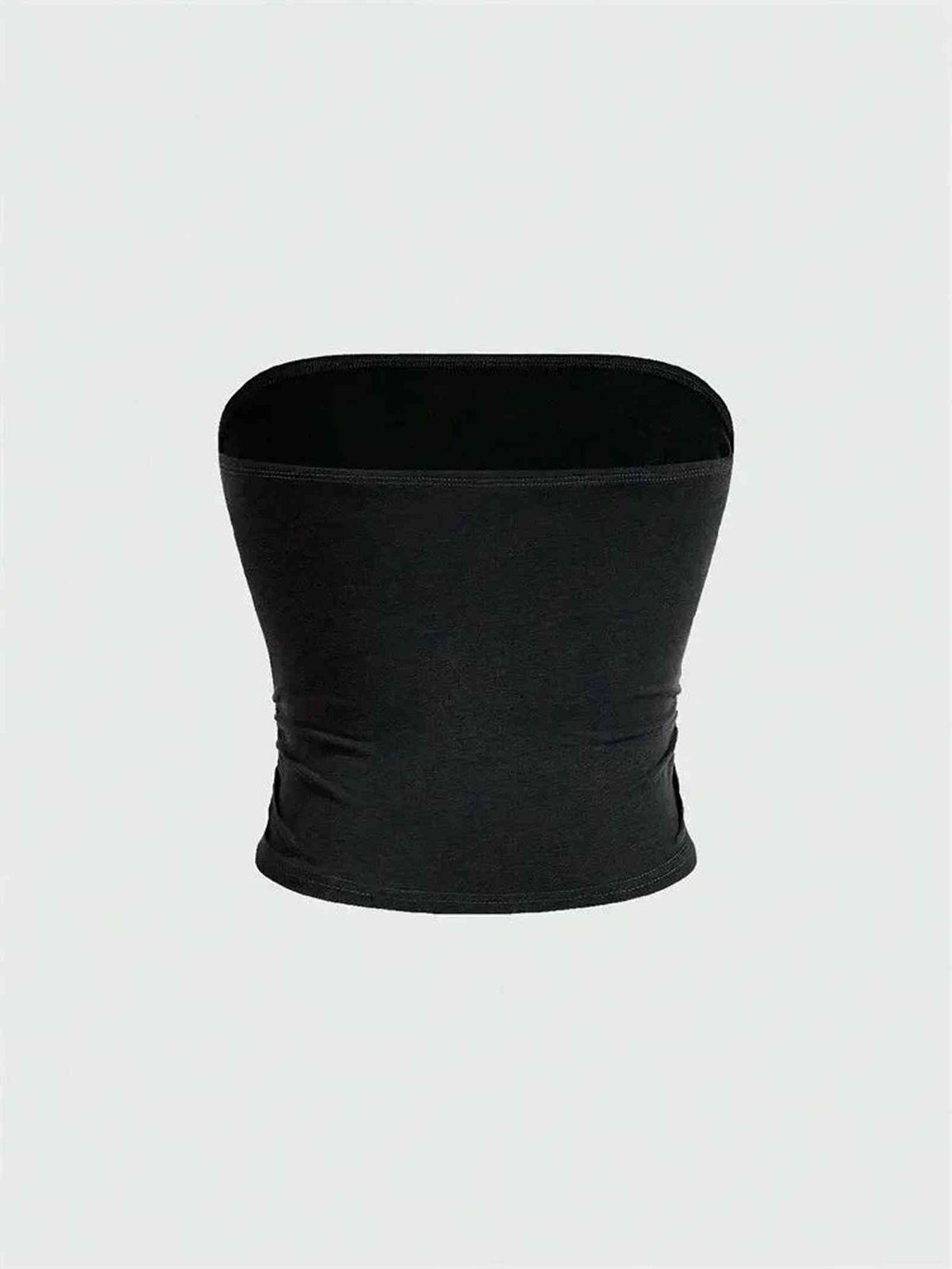 Grunge Gothic Tube Y2K Crop Top - IMG