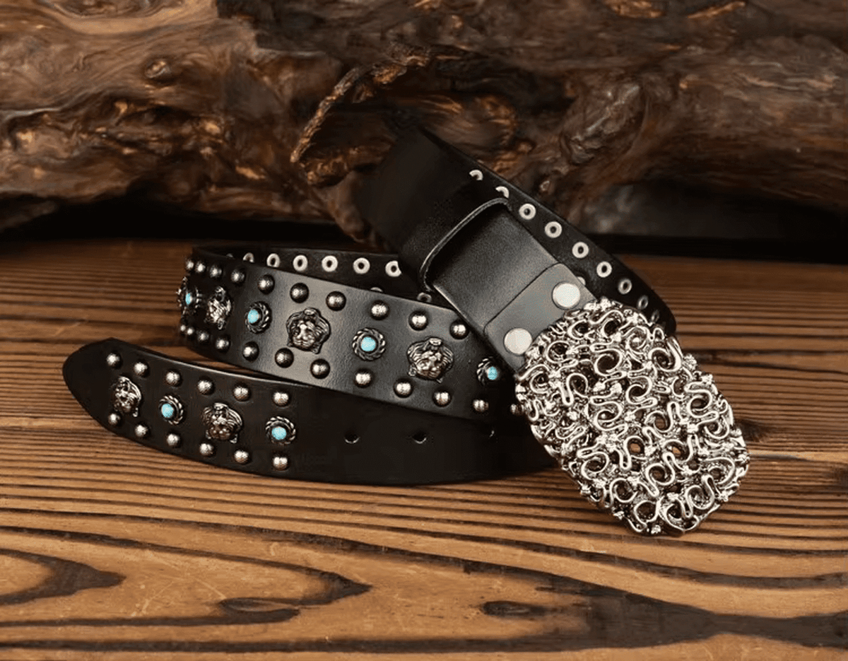 Harley Locomotive Studded Belt Heavy Metal - IMG