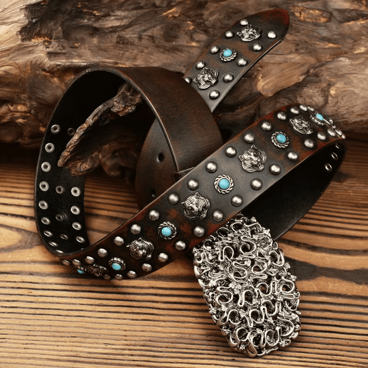 Harley Locomotive Studded Belt Heavy Metal - IMG
