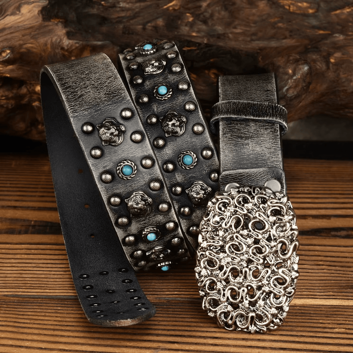 Harley Locomotive Studded Belt Heavy Metal - IMG