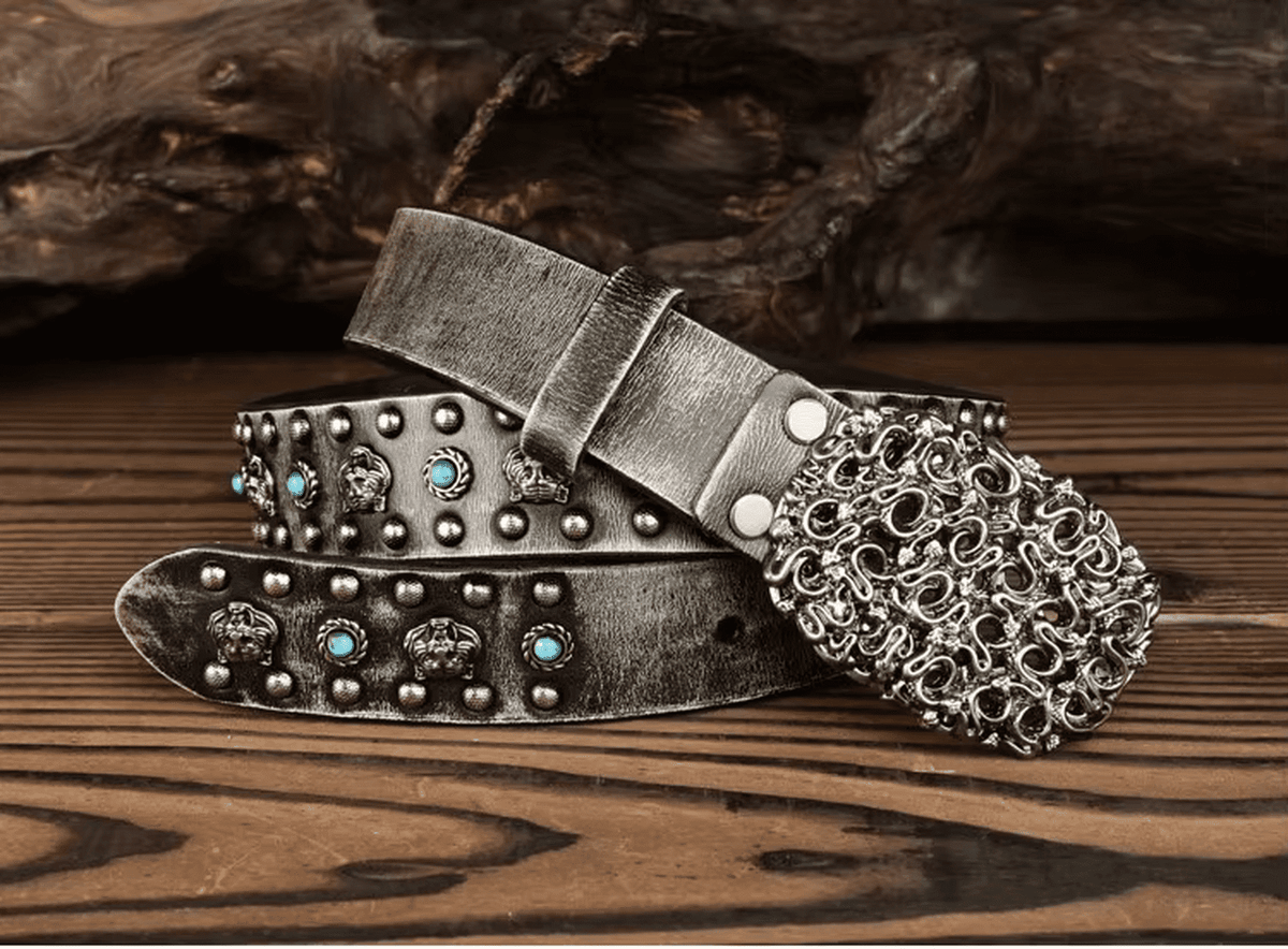 Harley Locomotive Studded Belt Heavy Metal - IMG