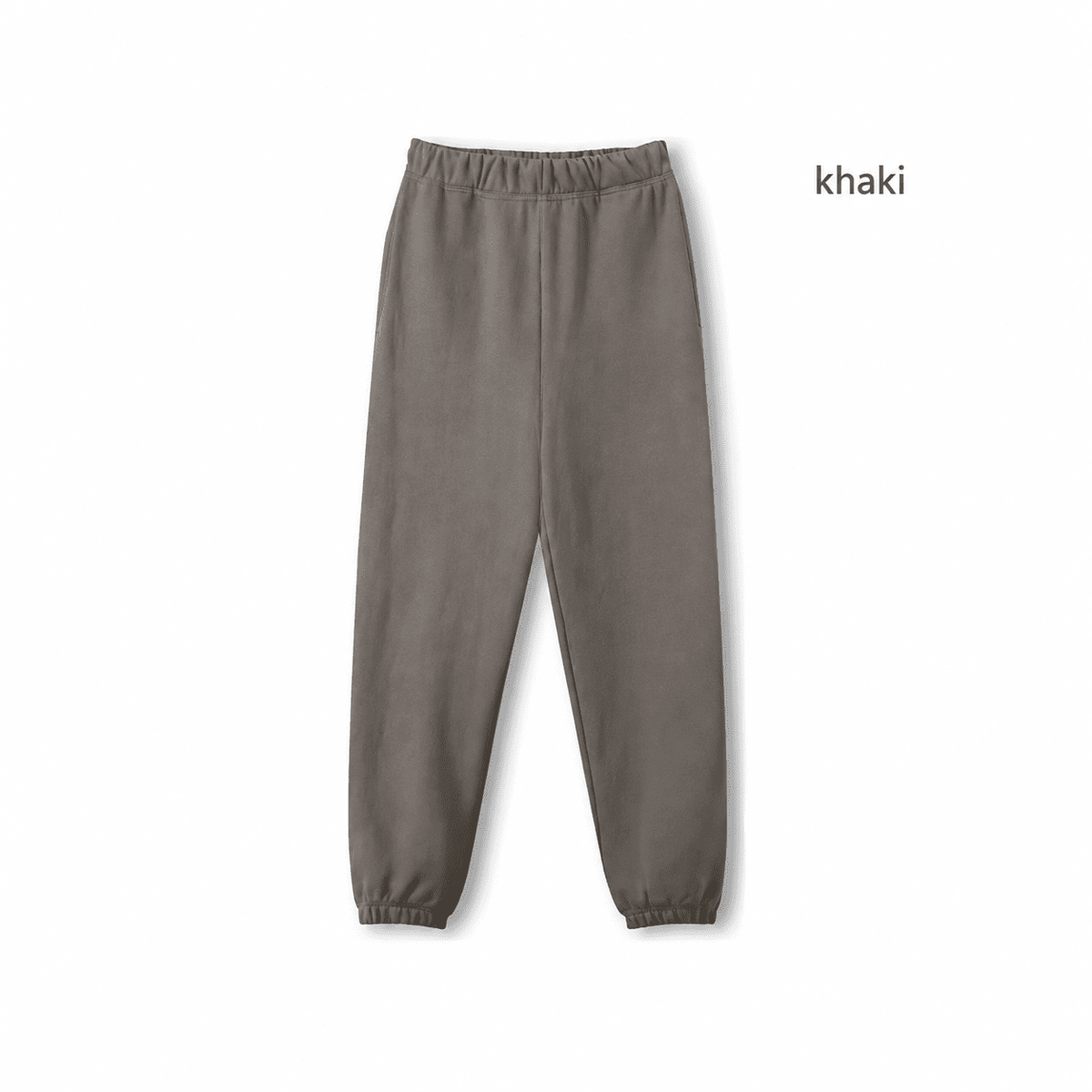 Heavy Fleece Baggy Sweatpants 100% Cotton Relaxed Fit - IMG