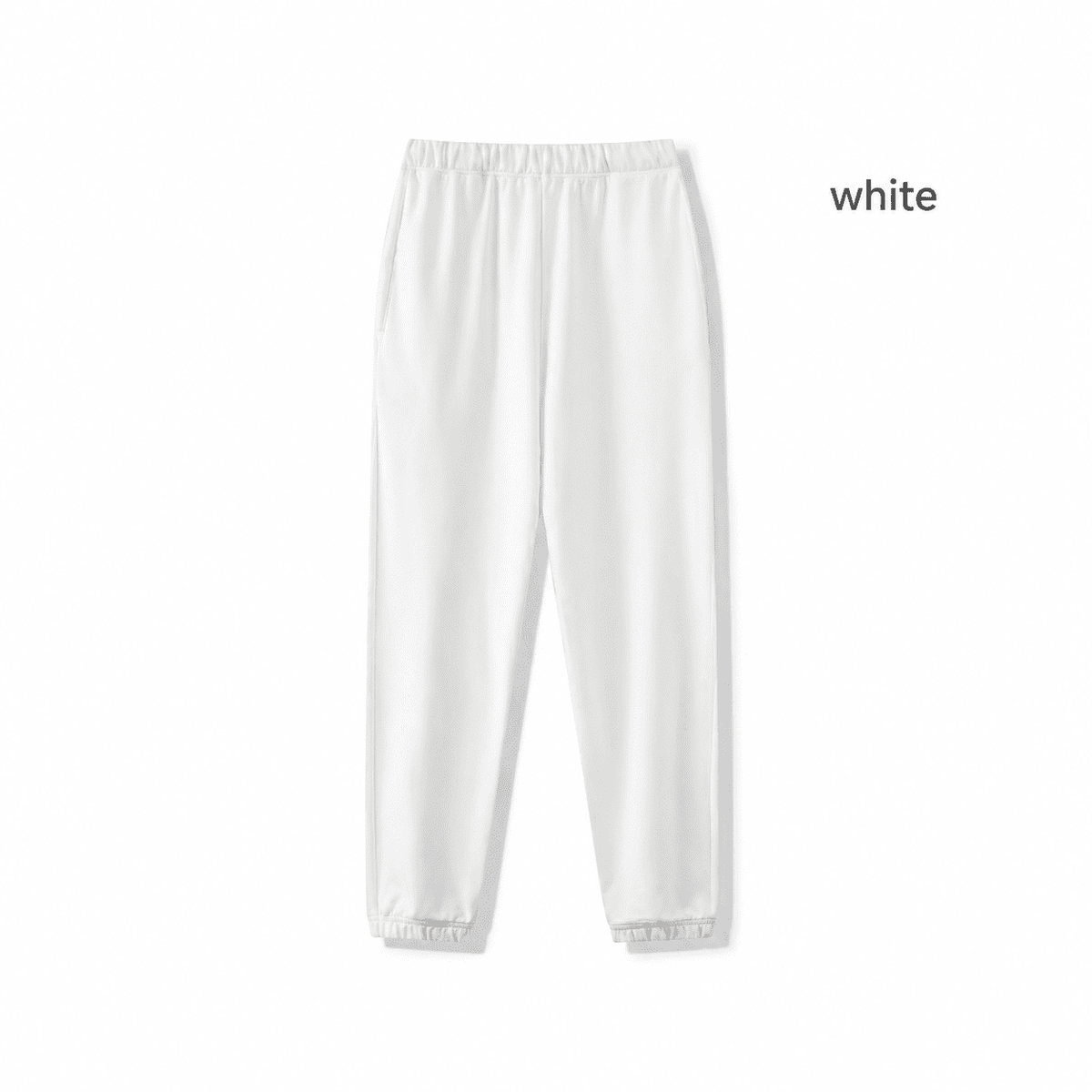 Heavy Fleece Baggy Sweatpants 100% Cotton Relaxed Fit - IMG