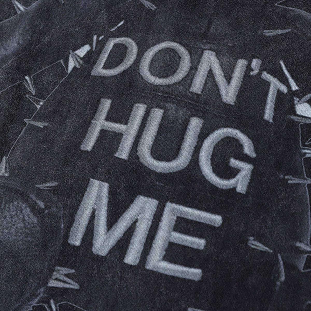 Hip Hop Bear Oversized Washed Graphic T-Shirt - IMG