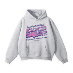 Hollywood Smile Oversized Fleece Hoodie - IMG
