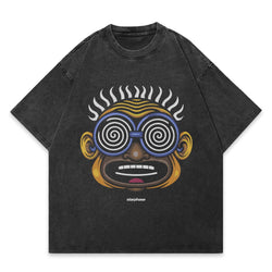 Hypno Vision Oversized Washed T-Shirt - IMG