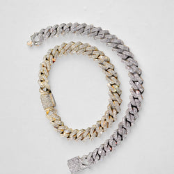 Iced Out Prong Link Cuban Chain Bracelets - IMG
