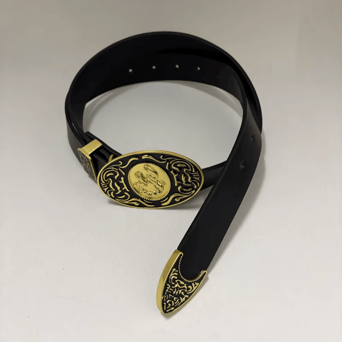 Imperial Slim Designer Belt Gold Hardware Collection - IMG