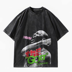 Jordan "Goat" Washed Oversized Graphic T-Shirt - IMG