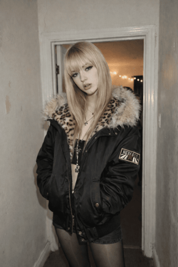 Leopard Oversized Bomber Jacket – Faux Leather & Plush Lining - IMG